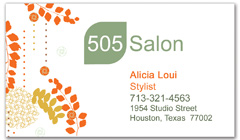 BCS-1083 - salon business card