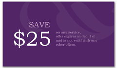 CPS-1017 - salon coupon card