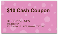 CPS-1022 - salon coupon card