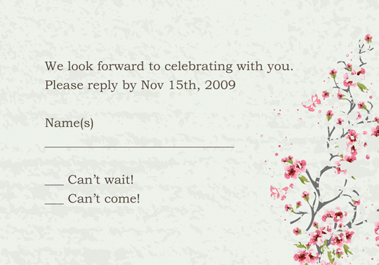 RSVP Save The Date Template WIR1063 Download Printable Sample Wedding 