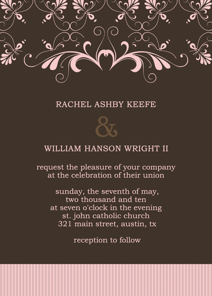 Wedding Anniversary Invitation Templates