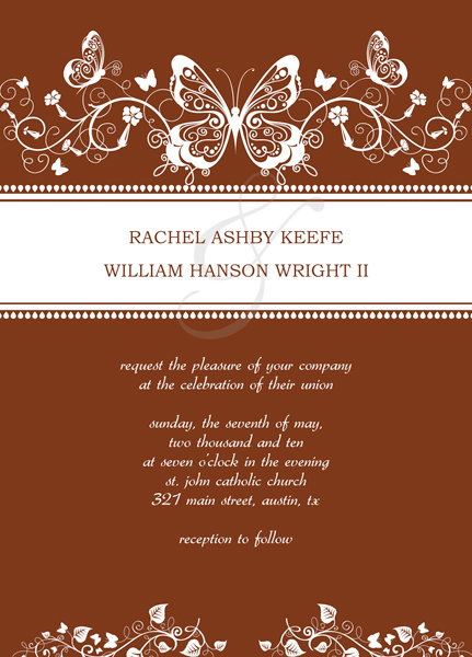 wedding invitations background. Elegant Wedding Invitations