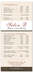 BRS-1024 - salon brochure pricelist