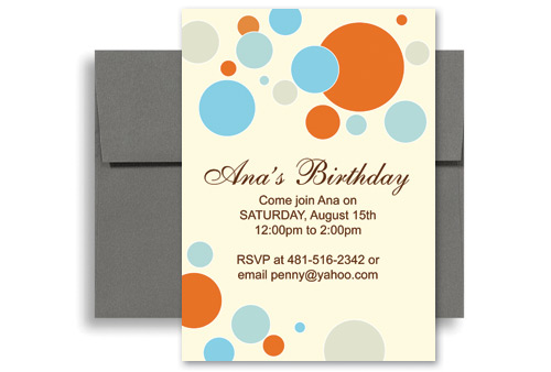 Microsoft Word 2007 Party Invitation Template