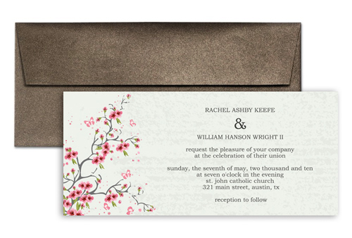Custom Diy Printable Personalized Wedding Invitation 9x4 ...